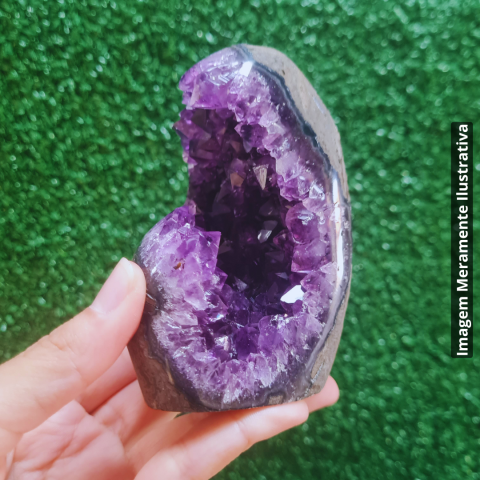 Drusa Ametista Polida do Uruguai - 500grs - Unidade